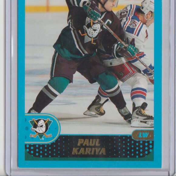 Paul Kariya Anaheim Ducks OPC #4 Box Topper Over Size Jumbo Card 5 1/8'' x 4'' - Picture 3 of 5